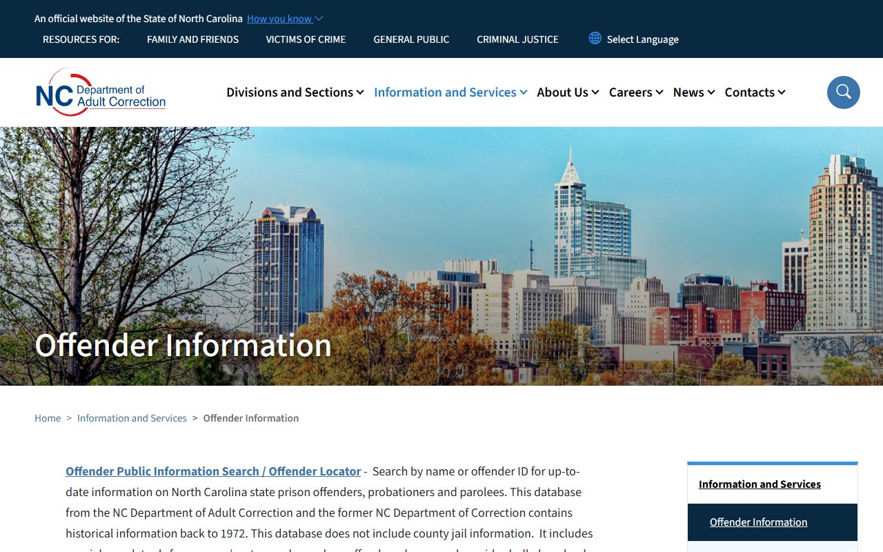 Wake County arrest records state offender search distinction